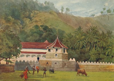 Diş Tapınağı, Kandy - Dış, c1880 1905. by Alexander Henry Hallam Murray