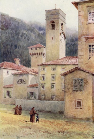 Vallombrosa, Abbey (renkli taş) by Alexander Henry Hallam Murray
