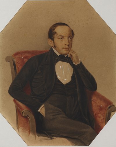 Vasili Petrovich Zubkov 1799-1862, 1846. by Alexander Ivanovich Klünder