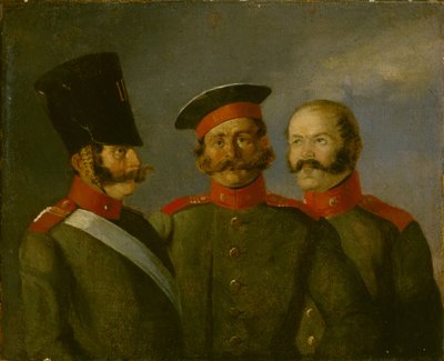 Çar Nicholas I Can Muhafızları, 19. yüzyılın ikinci çeyreği by Alexander Ivanovich Sauerweid