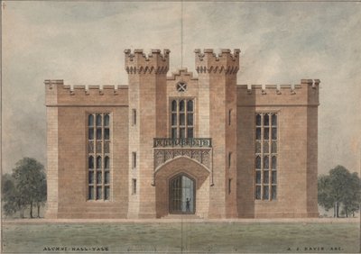 Yale Mezunlar Evi by Alexander Jackson Davis