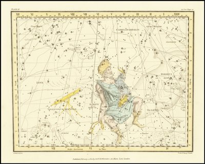 1822 - Alexander Jamieson - Auriga, Arabacı (Hercules Teleskobu ile) by Alexander Jamieson