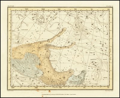 1822 - Alexander Jamieson - Pegasus ve Equuleus by Alexander Jamieson