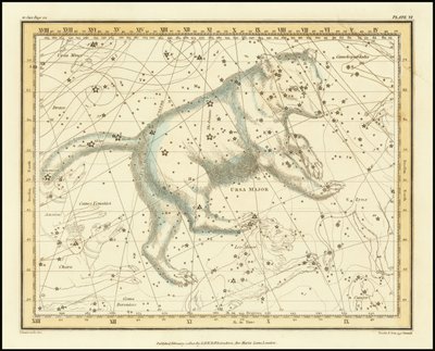1822 - Alexander Jamieson - Büyük Ayı - Ursa Major by Alexander Jamieson