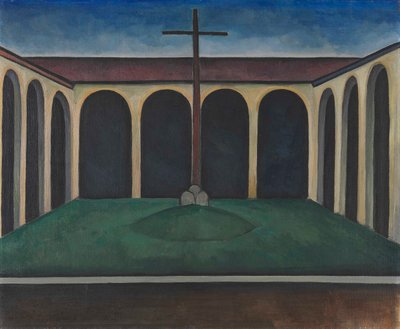 Manastır I, 1913. by Alexander Kanoldt