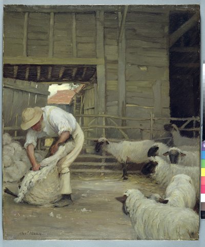 Koyun Kırkımı by Alexander Mann