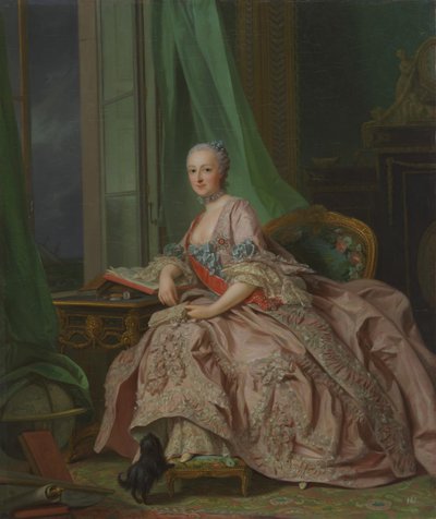 Anastasia Ivanovna, Hesse-Homburg Prensesi 1700-1755, kızlık soyadı Kontes Trubetskaya, 1757 by Alexander Roslin