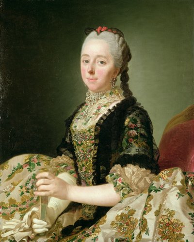 Isabella, Hertford Kontesi, 1765 by Alexander Roslin
