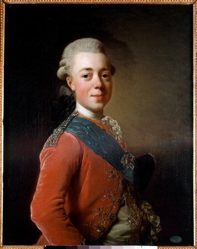 Paul I (1754 - 1801) portresi, Rusya İmparatoru. Alexander Roslin