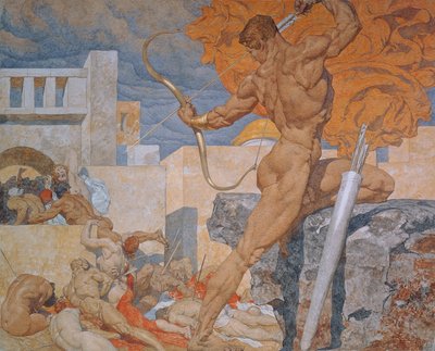 Apollo veba oklarını gönderiyor by Alexander Rothaug