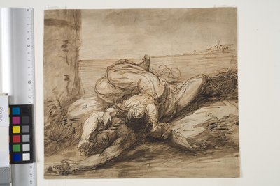 Kahraman ve Leander by Alexander Runciman