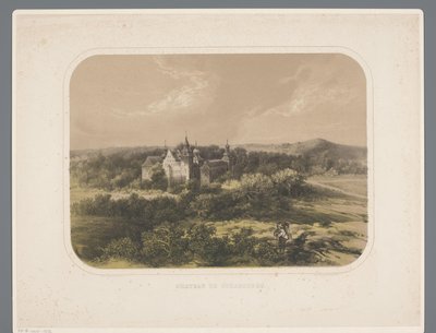 Schaesberg Kalesi Chateau de Schaesberg (nesne üzerindeki başlık) Rolduc et ses çevresi (dizi başlığı) by Alexander Schaepkens
