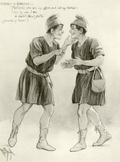 Efesli Dromio (gravür) by Alexander Stuart Boyd