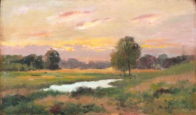 Brandywine Üzerine (tuval üzerine yağlıboya) by Alexander Theobald van Laer