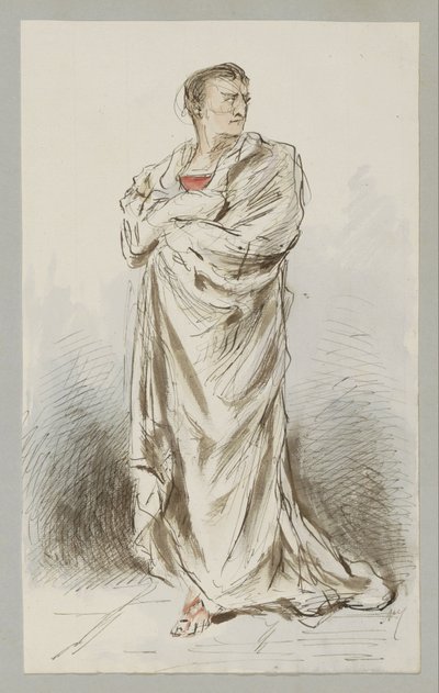 Kendine çarşaf saran adam by Alexander Ver Huell