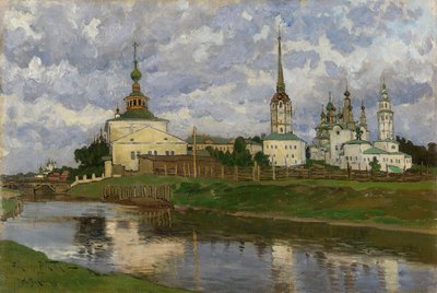 Solikamsk, 1910. by Alexander Vladimirovich Makovsky