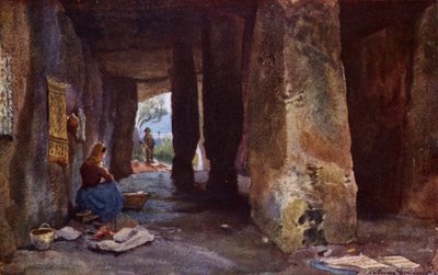 Tarih Öncesi Mağara, Antequera (renkli taş) by Alexander Wallace Rimington