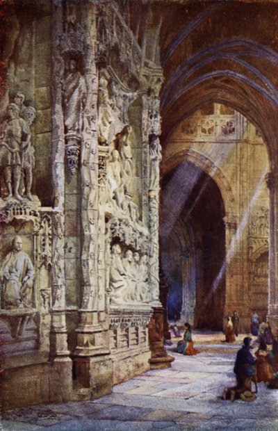 Gezici, Burgos Katedrali (renkli taş) by Alexander Wallace Rimington