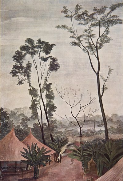 Un Village dans LOubangui - Chari, Drawings and Paintings of Africa