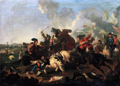 Poltava savaşından bir sahne by Alexander von Kotzebue