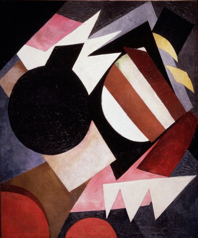 Konstrüktivist natürmort, 1917 by Alexandra Alexandrowna Exter