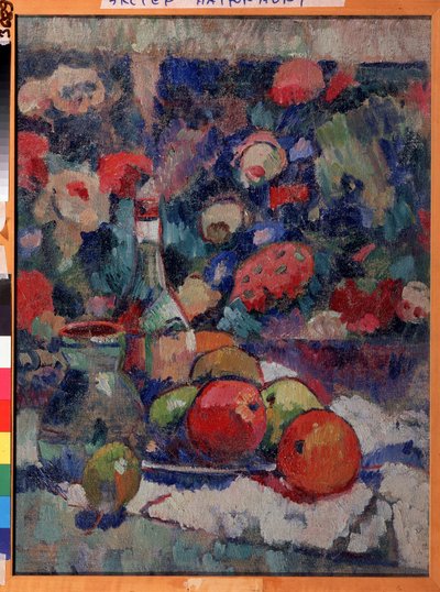 ""Doğa morte"" Peinture d'Alexandra Alexandrovna Exter (1882-1949) 1909-1910 Devlet Tarih ve Sanat Müzesi Serpoukhov by Alexandra Alexandrowna Exter