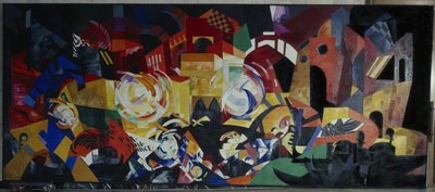 Venedik, 1918 by Alexandra Alexandrowna Exter