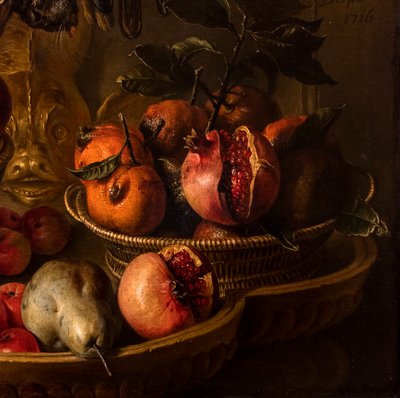 Av kupası ile natürmort, detay by Alexandre-François Desportes