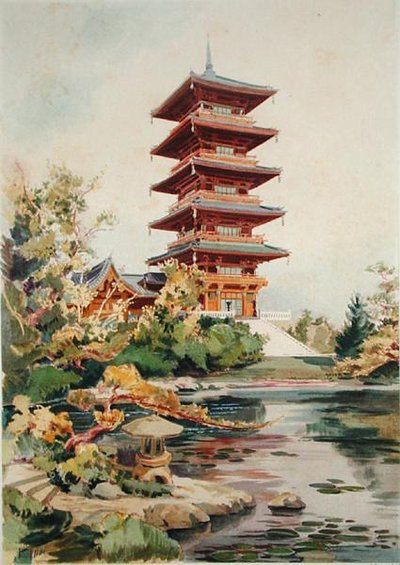 Jules Adolphe Chauvet (d.1828) tarafından oyulmuş Orientalisme et Architecture Contemporaine