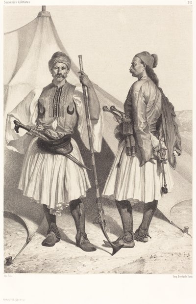 Arnautes, Mısır (Arnavutlar, Mısır) by Alexandre Bida
