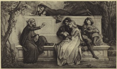 Floransalı bir şair (fotogravür) by Alexandre Cabanel