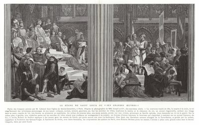 Saint Louis Saltanatı veya Büyük Eserleri by Alexandre Cabanel