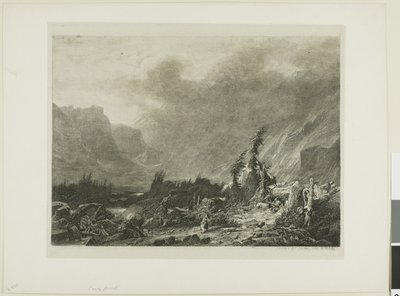 Alp Manzarası by Alexandre Calame