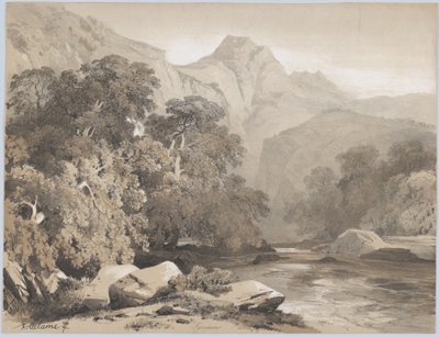 Manzara, 19. yüzyıl. by Alexandre Calame