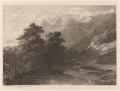 Dağ Göl Kenarı by Alexandre Calame