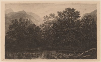 Dağ Göleti by Alexandre Calame