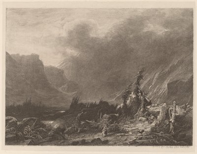 Dağ Fırtınası by Alexandre Calame