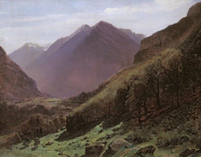 Dağ Çalışması, c.1840-43 by Alexandre Calame