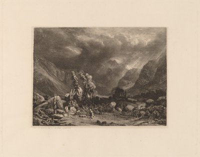 Dağlarda Fırtına by Alexandre Calame