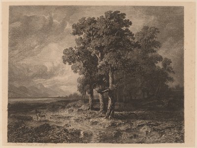 Fırtınada Ağaçlar by Alexandre Calame