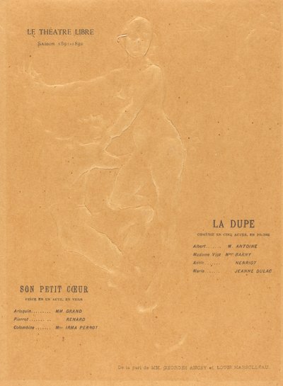 Dupe; onun küçük kalbi by Alexandre Charpentier