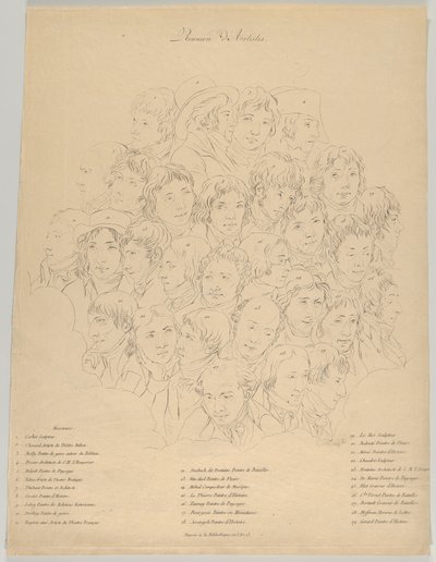 Sanatçılar Buluşması, 1804. by Alexandre Clément