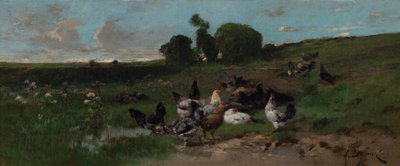 Tavukların animasyonlu manzarası by Alexandre Defaux