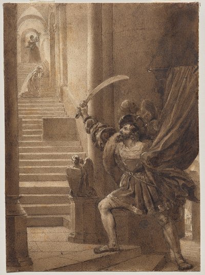 François I Kılıcını Sallıyor by Alexandre Evariste Fragonard