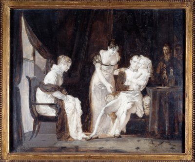 Napolyon, Roma Kralı ile. Napolyon I Bonaparte (1769-1821), karısı Avusturyalı Marie-Louise (1791-1847) ve kollarında oğulları II. Napolyon, Roma kralı veya Aiglon (1811-1832) olarak adlandırıldı. Alexandre Evariste Fragonard