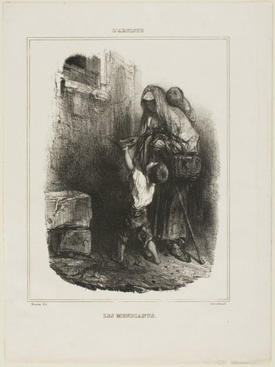 dilenciler by Alexandre Gabriel Decamps