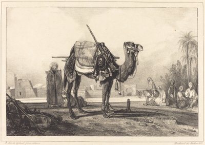 Deve ve Araplar by Alexandre Gabriel Decamps