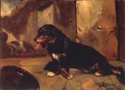 Basset tazı by Alexandre Gabriel Decamps