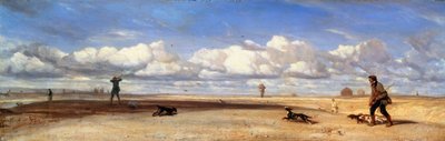 Ördek Avcıları, 1843. by Alexandre Gabriel Decamps