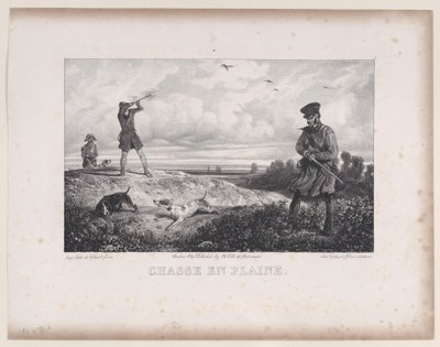 Av Sahneleri serisinden Tarlada Avlanma, 1829. by Alexandre Gabriel Decamps